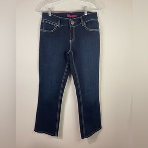 Wrangler Dark Blue‎ Straight Leg Women's Jeans